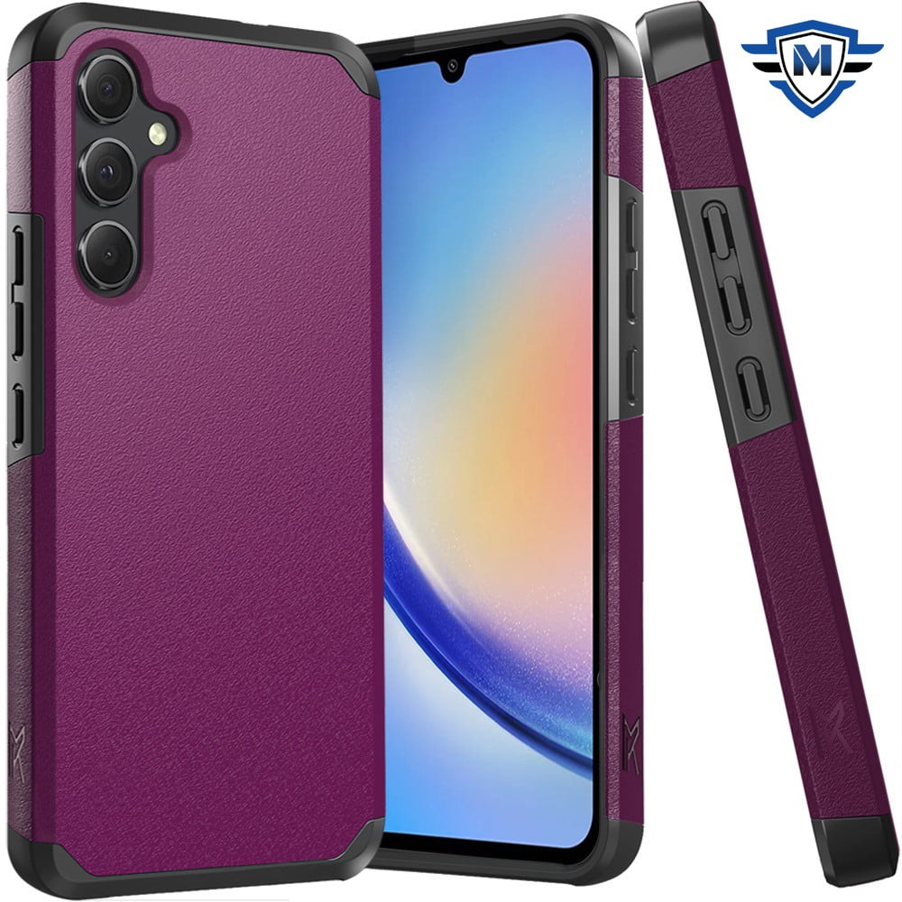 For Samsung A35 5g Metkase Original Series Tough Strong Shockproof Hybrid In Slide-out Package - Dark Purple For Samsung A35 5g Metkase Original Series Tough Strong Shockproof Hybrid In Slide-out Package - Dark Purple