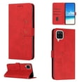 thumbnail image 1 of For Samsung A42 Case 5G Wallet Cover, PU Leather Kickstand Credit Card Pocket Slots Wrist Strap Magnetic Folio Heart Patterned Embossed Flip Cover for Samsung Galaxy A42 5G, Red, 1 of 11