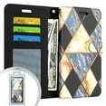 thumbnail image 1 of For Samsung A52 5g Wallet Pouch 3 Marble Black, 1 of 1