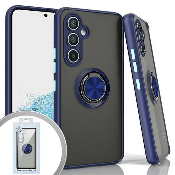 For Samsung A54 5g Magnet Ring Stand 3 Navy Blue