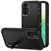 For Samsung A54 Peak 3in1 Toughest Hybrid With Stand Cover Case - Blackblack
