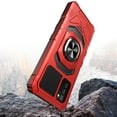 thumbnail image 1 of For Samsung Galaxy A02S Hybrid Dual Layer with Rotate Magnetic Ring Stand Holder Kickstand, Rugged Shockproof Anti-Scratch Protective Cover ,Xpm Phone Case [Red], 1 of 6
