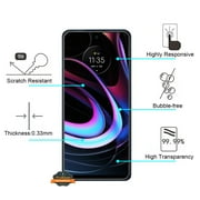 For Samsung Galaxy A03S Tempered Glass Screen Protector, Bubble Free, Anti-Fingerprints, Case Friendly Tempered Glass Film Screen Cover by Xpression [Clear]