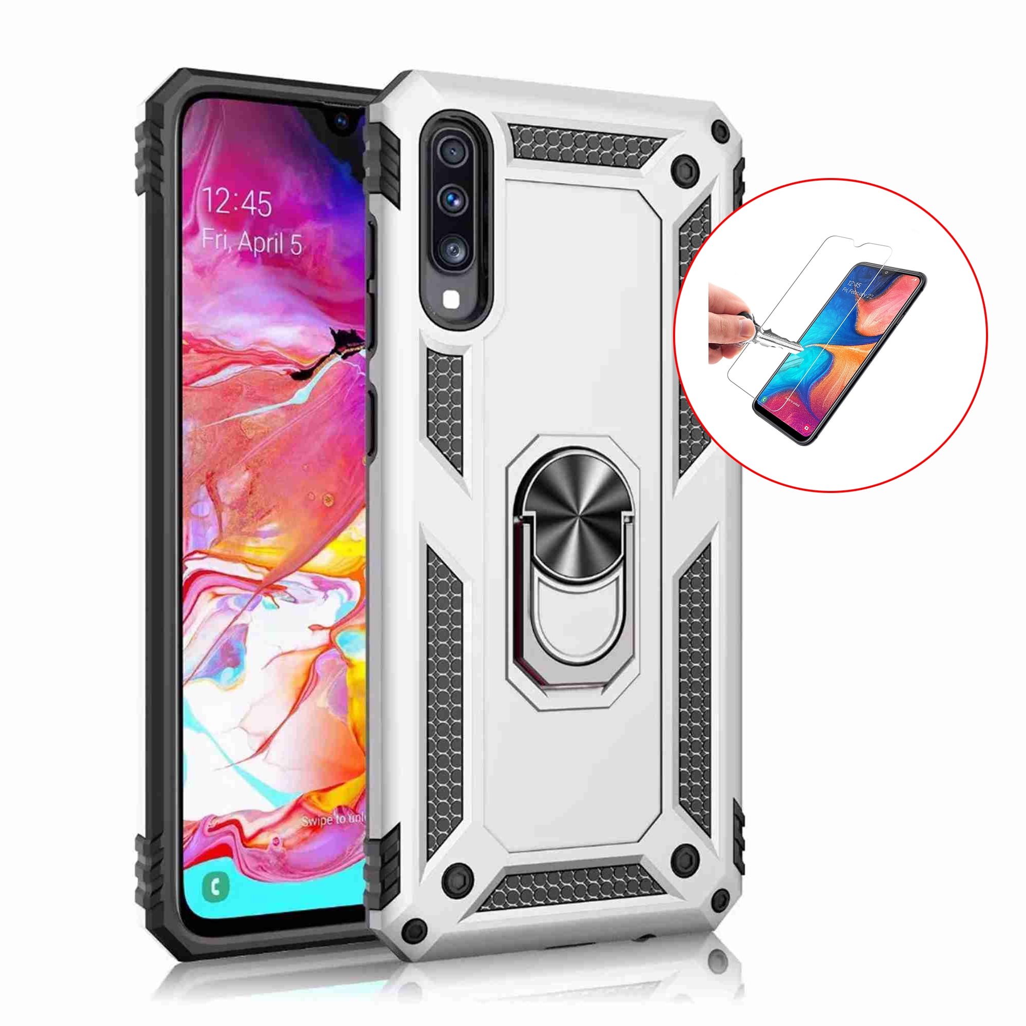 Shockproof Samsung Galaxy A10 Case And Screen Protector For