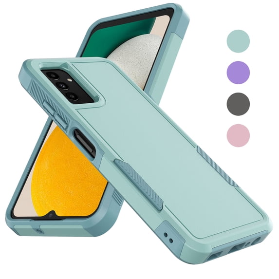 Takfox Shockproof Silicone Rugged Cell Phone Case for Samsung Galaxy A13, Turquoise