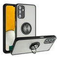 thumbnail image 1 of For Samsung Galaxy A13 5G / SM-A136 Impact Metal Ring Holder Stand Magnetic Car Mount Protective Hybrid Case Cover Black, 1 of 5