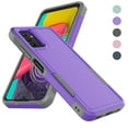 thumbnail image 1 of Takfox Shockproof Silicone Plastic Rugged Cell Phone Case for Samsung Galaxy A14 5G, Purple, 1 of 7