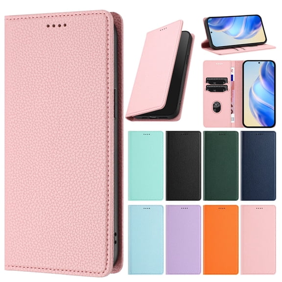 For Samsung Galaxy A14 A24 A34 A54 Wallet Case with RFID Blocking Credit Card Holder,PU Leather Folio Flip Kickstand Protective Shockproof Cover