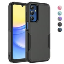 For Samsung Galaxy A15 5G Phone Case, Ebizware Shockproof Case Military Grade Heavy Duty Full Body Protection Rugged Cover for Galaxy A15 5G, Black