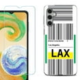 thumbnail image 1 of For Samsung Galaxy A16 5G Phone Case Cover, Shockproof Case with Tempered Glass Screen Protector, by OneToughShield - Airport Tag / Los Angeles, 1 of 3