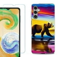 thumbnail image 1 of For Samsung Galaxy A16 5G Phone Case Cover, Shockproof Case with Tempered Glass Screen Protector, by OneToughShield - Bear, 1 of 3