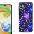 thumbnail image 1 of For Samsung Galaxy A16 5G Phone Case Cover, Shockproof Case with Tempered Glass Screen Protector, by OneToughShield - Constellations, 1 of 3