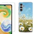 thumbnail image 1 of For Samsung Galaxy A16 5G Phone Case Cover, Shockproof Case with Tempered Glass Screen Protector, by OneToughShield - Daisy Field, 1 of 3