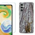 thumbnail image 1 of For Samsung Galaxy A16 5G Phone Case Cover, Shockproof Case with Tempered Glass Screen Protector, by OneToughShield - Deer/Snow/Camo, 1 of 3