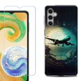 thumbnail image 1 of For Samsung Galaxy A16 5G Phone Case Cover, Shockproof Case with Tempered Glass Screen Protector, by OneToughShield - Flight Tracker, 1 of 3