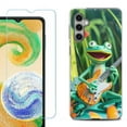 thumbnail image 1 of For Samsung Galaxy A16 5G Phone Case Cover, Shockproof Case with Tempered Glass Screen Protector, by OneToughShield - Frog Guitar, 1 of 3
