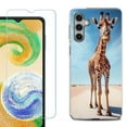 thumbnail image 1 of For Samsung Galaxy A16 5G Phone Case Cover, Shockproof Case with Tempered Glass Screen Protector, by OneToughShield - Giraffe, 1 of 3