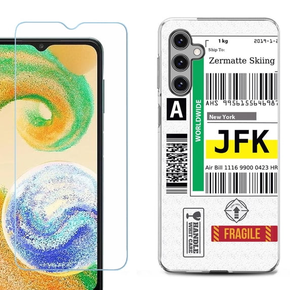 For Samsung Galaxy A16 5G Phone Case Cover, Shockproof Case with Tempered Glass Screen Protector, by OneToughShield - Mail / New York