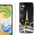 thumbnail image 1 of For Samsung Galaxy A16 5G Phone Case Cover, Shockproof Case with Tempered Glass Screen Protector, by OneToughShield - Paris Night, 1 of 3