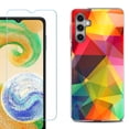 thumbnail image 1 of For Samsung Galaxy A16 5G Phone Case Cover, Shockproof Case with Tempered Glass Screen Protector, by OneToughShield - Polygon, 1 of 3
