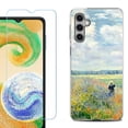 thumbnail image 1 of For Samsung Galaxy A16 5G Phone Case Cover, Shockproof Case with Tempered Glass Screen Protector, by OneToughShield - Poppy Field, 1 of 3