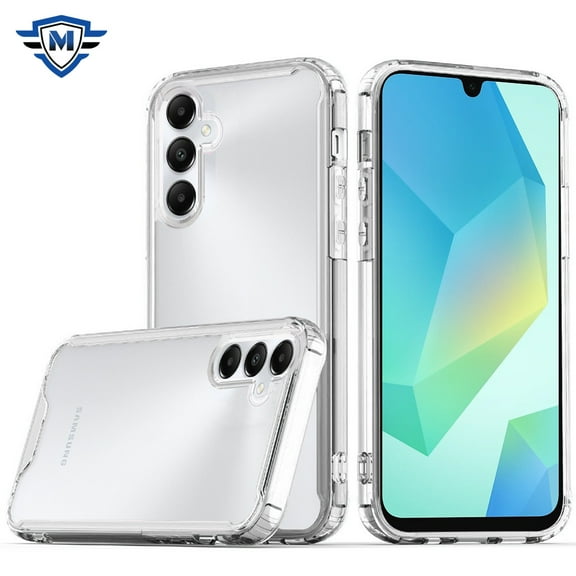 For Samsung Galaxy A16 5G Premium Hybrid Clear Shockproof Transparent Hard PC + Rubber TPU Bumper Frame Shell Slim Cover, XPM Phone Case [Clear]
