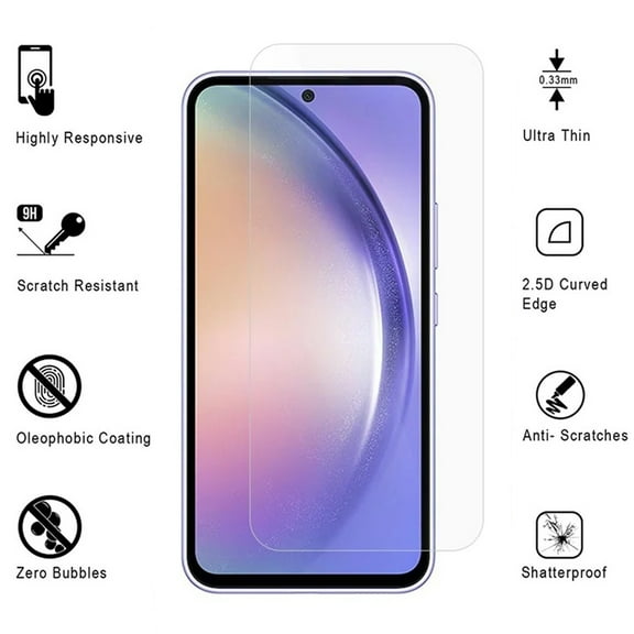 For Samsung Galaxy A17 5G / SM-A176 3D-Touch Layer 2.5D Round Edge 9H Ultra-Clear Tempered Glass Screen Protector