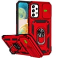 thumbnail image 1 of For Samsung Galaxy A23 5G Case with Stand, Camera Lens Protection & 360° Rotate Ring Kickstand, Shockproof Edge Bumper Cover ,Xpm Phone Case [ Red ], 1 of 10