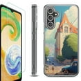 thumbnail image 1 of For Samsung Galaxy A26 5G Phone Case Cover, Shockproof Bumper Hybrid Case with Tempered Glass Screen Protector, by OneToughShield - Europe Summer, 1 of 3