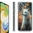 thumbnail image 1 of For Samsung Galaxy A26 5G Phone Case Cover, Shockproof Bumper Hybrid Case with Tempered Glass Screen Protector, by OneToughShield - Fox Autumn, 1 of 3