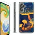 thumbnail image 1 of For Samsung Galaxy A26 5G Phone Case Cover, Shockproof Bumper Hybrid Case with Tempered Glass Screen Protector, by OneToughShield - Glowing Mushroom, 1 of 3