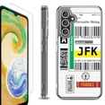 thumbnail image 1 of For Samsung Galaxy A26 5G Phone Case Cover, Shockproof Bumper Hybrid Case with Tempered Glass Screen Protector, by OneToughShield - Mail / New York, 1 of 3