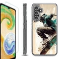 thumbnail image 1 of For Samsung Galaxy A26 5G Phone Case Cover, Shockproof Bumper Hybrid Case with Tempered Glass Screen Protector, by OneToughShield - Skateboarding, 1 of 3