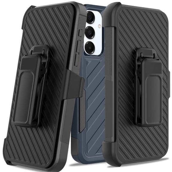 For Samsung Galaxy A26 Noble lined shockproof dual layer hybrid - Blue/Black