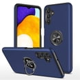 thumbnail image 1 of For Samsung Galaxy A27 5G Case With Invisible Magnetic 360 ° Rotating O-Ring Stand Shockproof Phone Case,Blue,For Galaxy A27 5G, 1 of 7