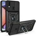 thumbnail image 1 of For Samsung Galaxy A31 Case 6.4", Ring Kickstand Magnetic & Slide Camera Protector Military-Grade Hybrid Rugged Drop Protection Phone Cover, 1 of 1