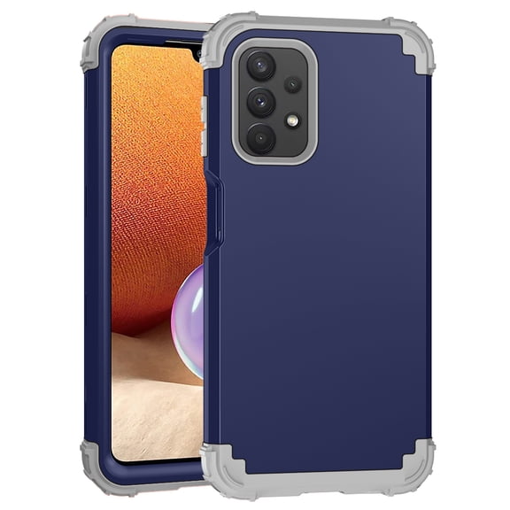 For Samsung Galaxy A32 5G Case, Dual Layer Slim Heavy Duty Hybrid Rugged Shockproof Anti-Scratch Protective Back Phone Cover