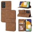 thumbnail image 1 of For Samsung Galaxy A33 5G Wallet Case, Shockproof Folio Leather Wallet Cover with Card Slots Magnetic Flip Kickstand Crossbody 1.5M Length Strap Case For Samsung Galaxy A33 5G,Brown, 1 of 10