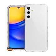 For Samsung Galaxy A35 5G Hybrid Transparent 3in1 Corner Tough Durable Detachable Shockproof Frame Hard PC + TPU Slim Phone Case Cover by Xpression - Clear