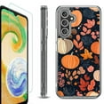 thumbnail image 1 of For Samsung Galaxy A35 5G Phone Case Cover, Shockproof Bumper Hybrid Case with Tempered Glass Screen Protector, by OneToughShield - Autumn Season, 1 of 3