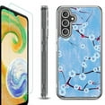 thumbnail image 1 of For Samsung Galaxy A35 5G Phone Case Cover, Shockproof Bumper Hybrid Case with Tempered Glass Screen Protector, by OneToughShield - Blossom Sky, 1 of 3