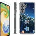 thumbnail image 1 of For Samsung Galaxy A35 5G Phone Case Cover, Shockproof Bumper Hybrid Case with Tempered Glass Screen Protector, by OneToughShield - Daffodils Night, 1 of 3