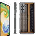 thumbnail image 1 of For Samsung Galaxy A35 5G Phone Case Cover, Shockproof Bumper Hybrid Case with Tempered Glass Screen Protector, by OneToughShield - Guitar Amp, 1 of 3
