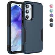 For Samsung Galaxy A35 5G Phone Case, Ebizware Shockproof Case Military Grade Heavy Duty Full Body Protection Rugged Cover for Galaxy A35 5G, Blue