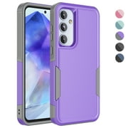 For Samsung Galaxy A35 5G Phone Case, Ebizware Shockproof Case Military Grade Heavy Duty Full Body Protection Rugged Cover for Galaxy A35 5G, Purple