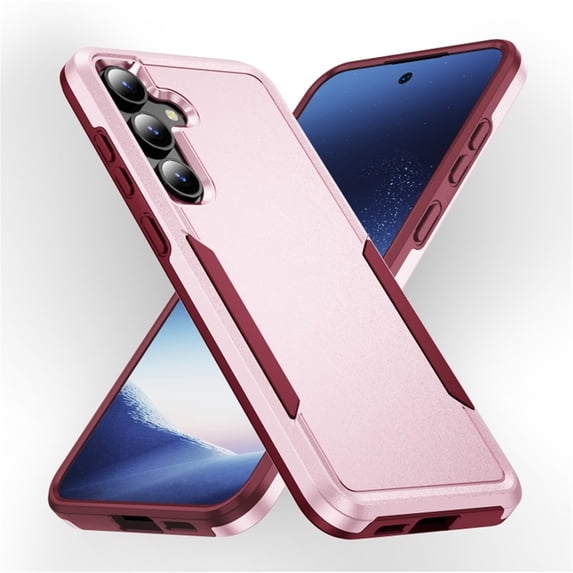 For Samsung Galaxy A35 / A55 Case Shockproof Rugged Full Body Protection Heavy Duty Dust/Drop Proof Cover Case,Pink,For Galaxy A35/A55 (5G)
