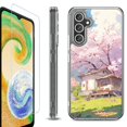 thumbnail image 1 of For Samsung Galaxy A36 5G Phone Case Cover, Shockproof Bumper Hybrid Case with Tempered Glass Screen Protector, by OneToughShield - Aura Spring, 1 of 3