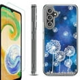 thumbnail image 1 of For Samsung Galaxy A36 5G Phone Case Cover, Shockproof Bumper Hybrid Case with Tempered Glass Screen Protector, by OneToughShield - Dandelion Stars, 1 of 3
