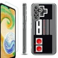 thumbnail image 1 of For Samsung Galaxy A36 5G Phone Case Cover, Shockproof Bumper Hybrid Case with Tempered Glass Screen Protector, by OneToughShield - Game Controller, 1 of 3