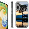 thumbnail image 1 of For Samsung Galaxy A36 5G Phone Case Cover, Shockproof Bumper Hybrid Case with Tempered Glass Screen Protector, by OneToughShield - Horse Tree, 1 of 3